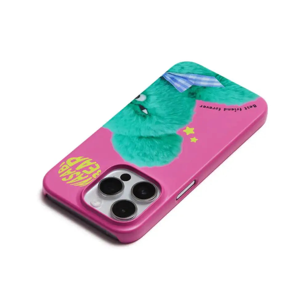 Kakao Friends - Wasabi Bear Face Phone Case - Kakao Friends - Home & Living, Accessories - Harumio