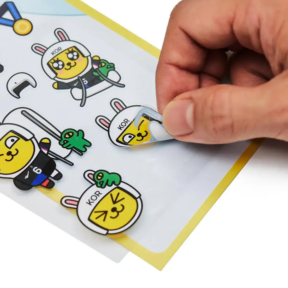 PRO-SPECS x Kakao Friends - Muzi & Con Removable Sticker - Kakao Friends - Sticker - Harumio