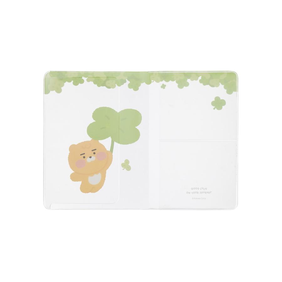Kakao Friends - Four-leaf Clover Passport Case (Little Ryan)