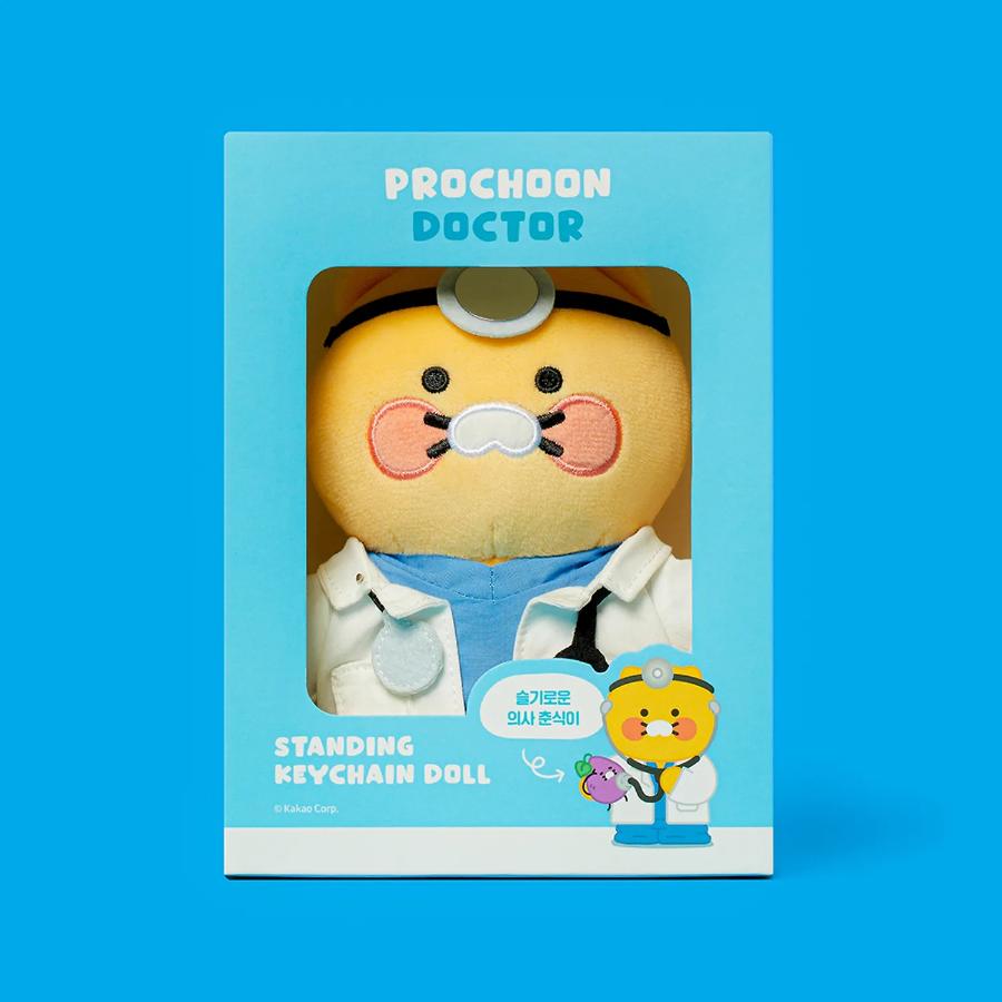 Kakao Friends - PROCHOON Doctor Standing Doll Keychain (Choonsik)