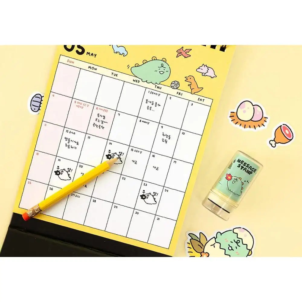 Kakao Friends - Jordy Kuang Dino Message Stamp - Kakao Friends - Stamp - Harumio