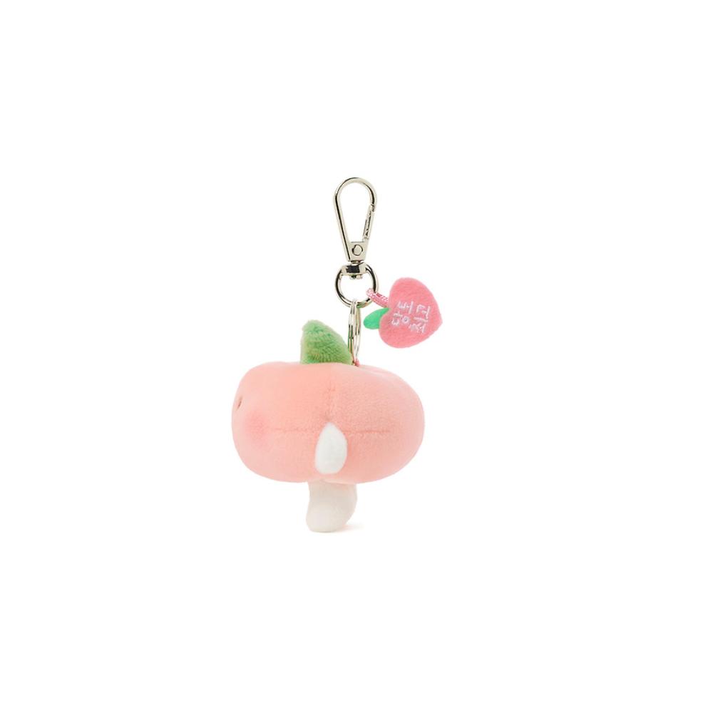 Kakao Friends - Peach Fresh Flat Peach Doll Keyring (Little Apeach)