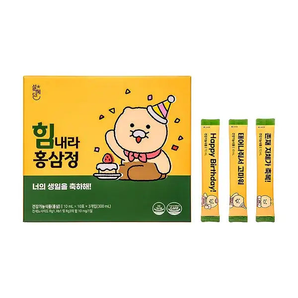 Seol Hye-dam x Kakao Friends - Choonsik Happy Birthday! Red Ginseng - Kakao Friends - Supplements - Harumio