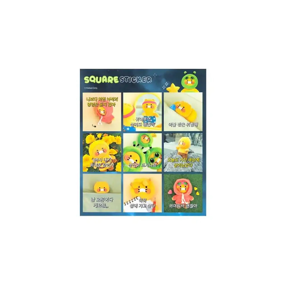 Kakao Friends - Choonsik Photo Square Sticker - Kakao Friends - Sticker - Harumio