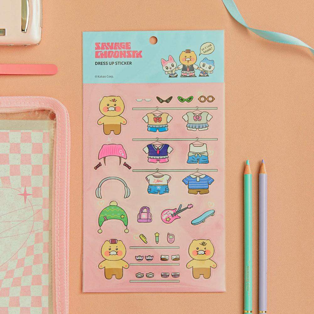 Kakao Friends - Savage Choonsik DIY Sticker - Kakao Friends - Sticker - Harumio