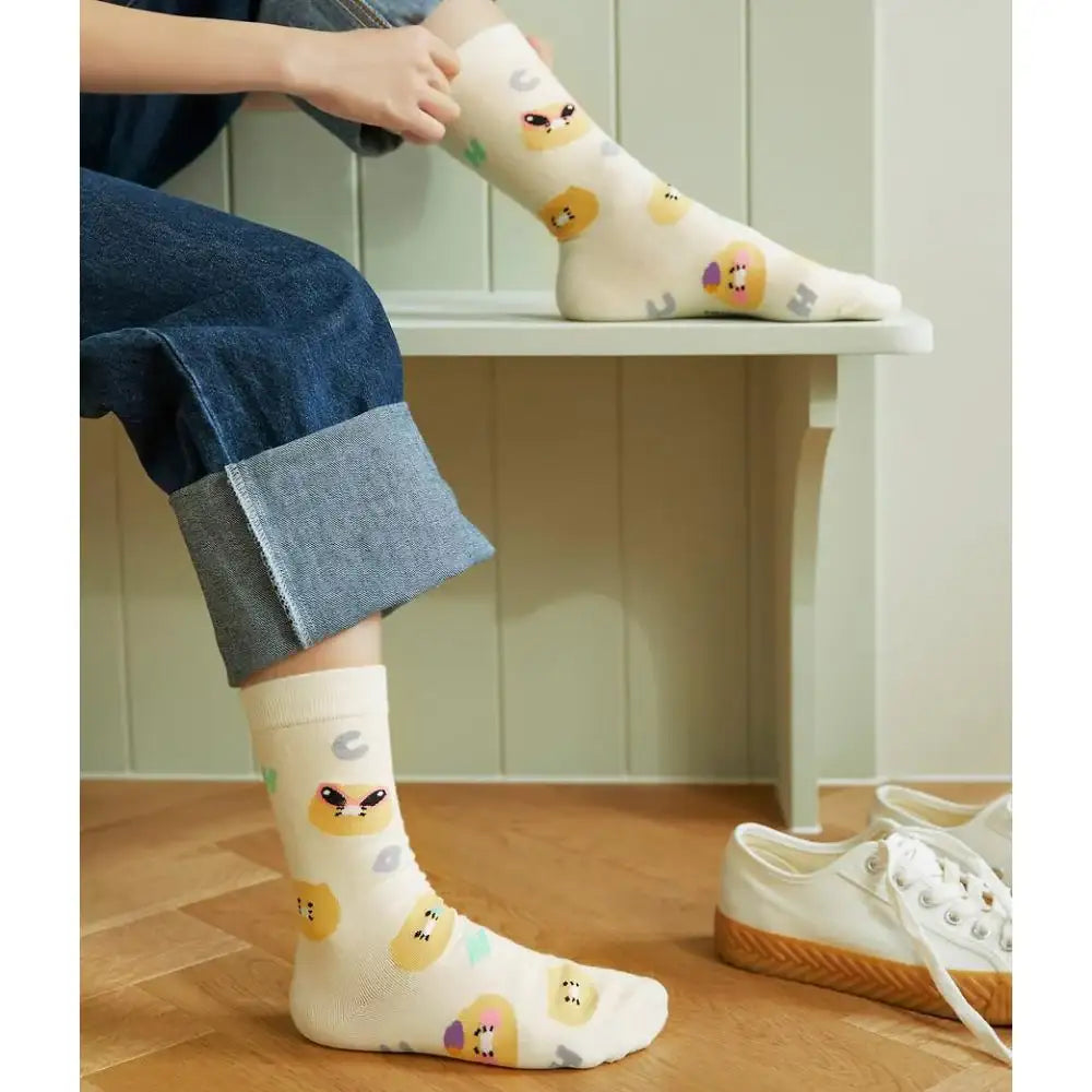 Kakao Friends - Choonsik Comfy Daily Socks - Kakao Friends - Socks - Harumio