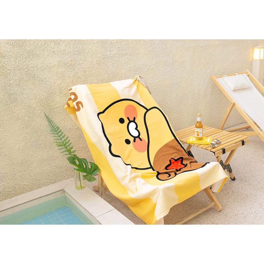 Kakao Friends - Choonsik Beach Towel - Kakao Friends - Home & Living, Accessories - Harumio
