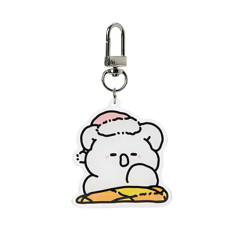 Kakao Friends - Cute Bear Yawning Acrylic Keyring - Kakao Friends - Home & Living, Accessories - Harumio