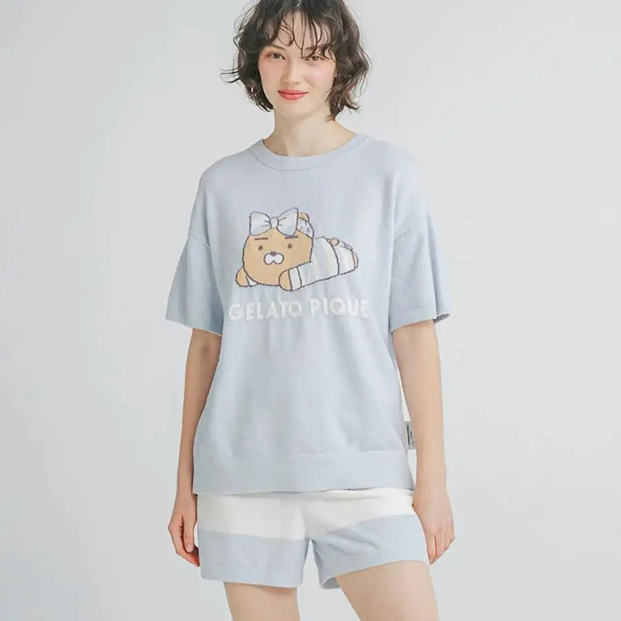 GELATO PIQUE X Kakao Friends - Ryan SMOOTHIE Pullover & Shorts Set