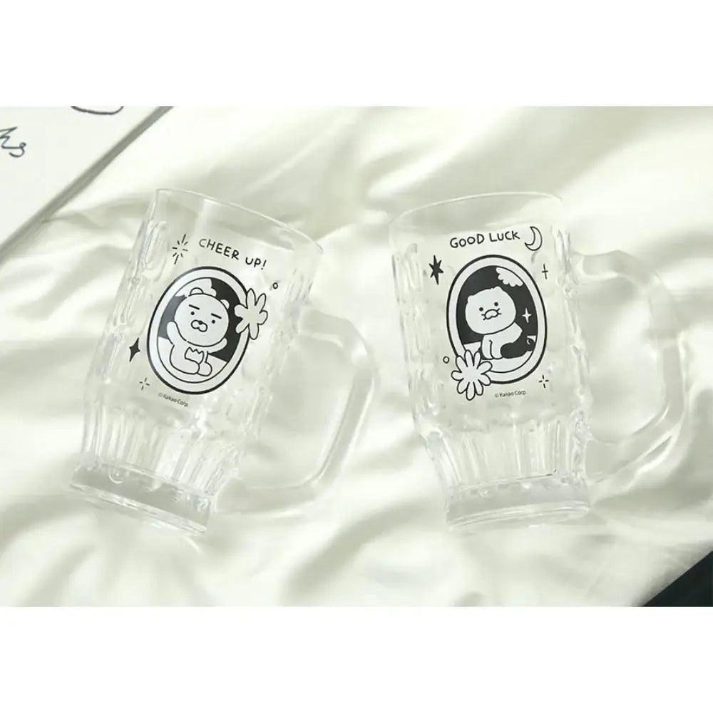 Kakao Friends - Doodle Doodle Ryan & Choonsik High Glass Set - Kakao Friends - Home & Living, Accessories - Harumio