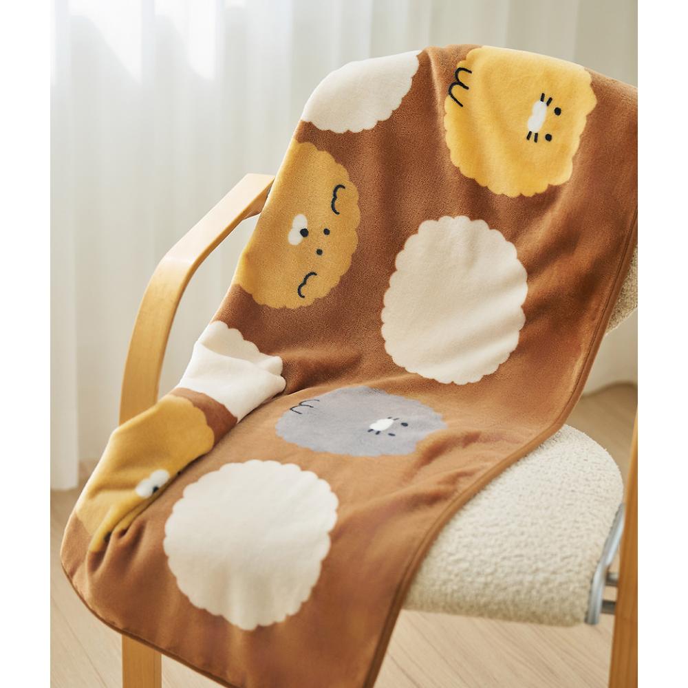 Kakao Friends - FRIENDAY Choonsik Gift Pack Knee Blanket (Brown)