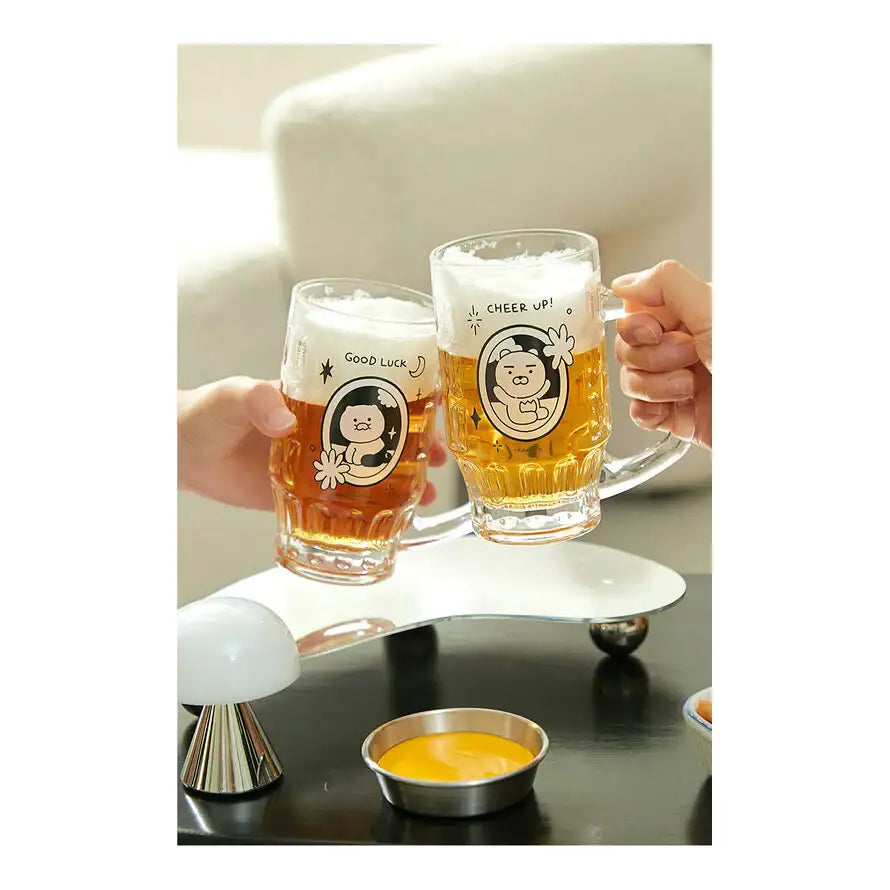 Kakao Friends - Doodle Doodle Ryan & Choonsik High Glass Set - Kakao Friends - Home & Living, Accessories - Harumio