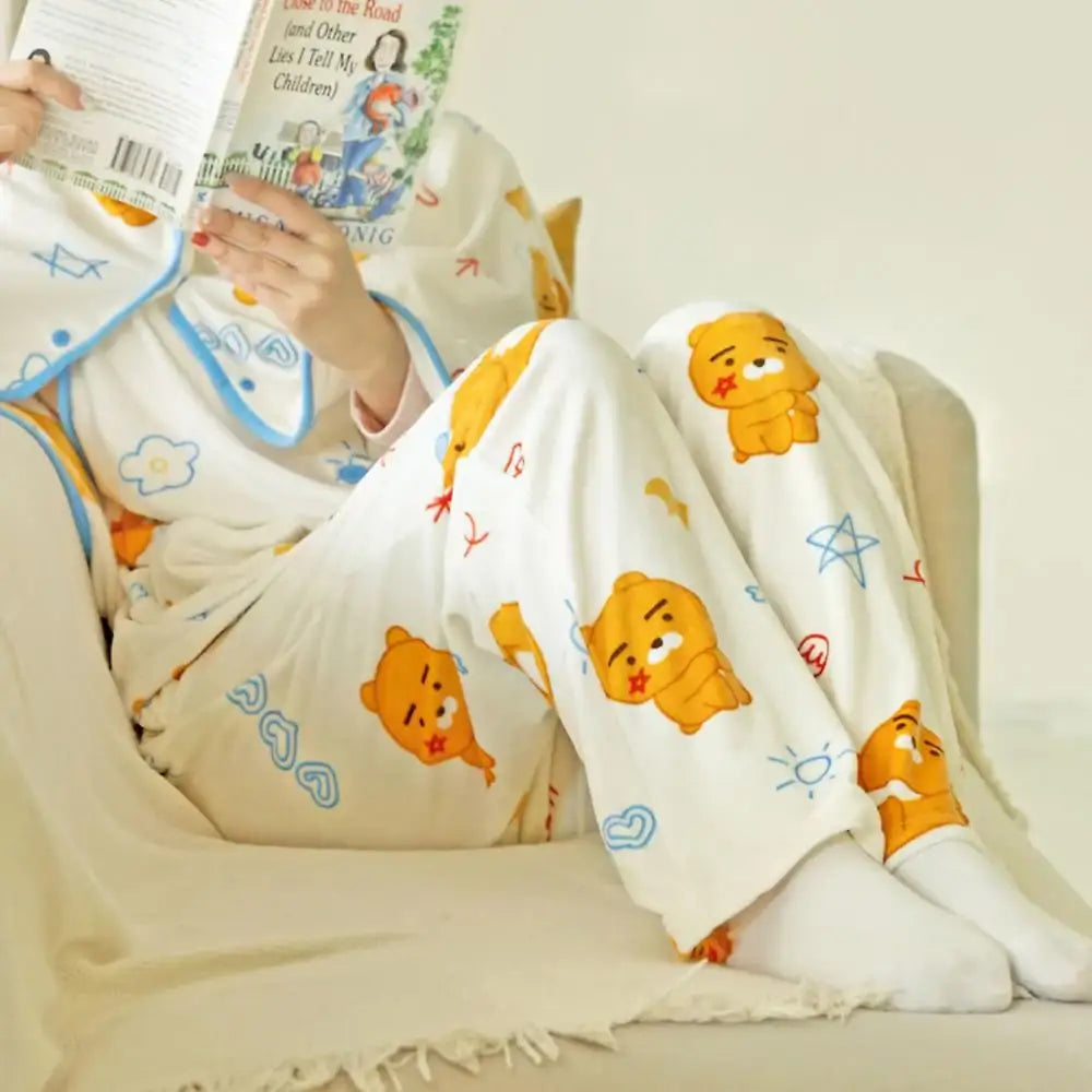 Kakao Friends - Drawing Sleep Pants - Kakao Friends - Pants - Harumio
