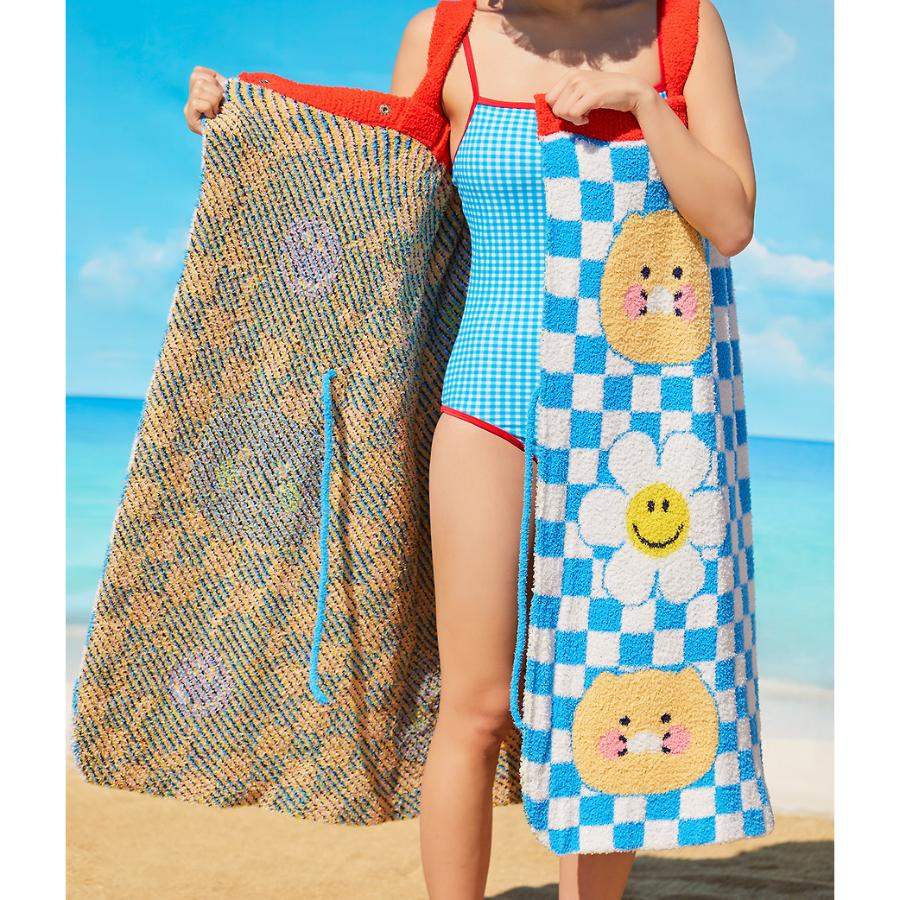 Wiggle Wiggle x Kakao Friends - Choonsik Bath Wrap Towel - Wiggle Wiggle x Kakao Friends - Bathrobe - Harumio