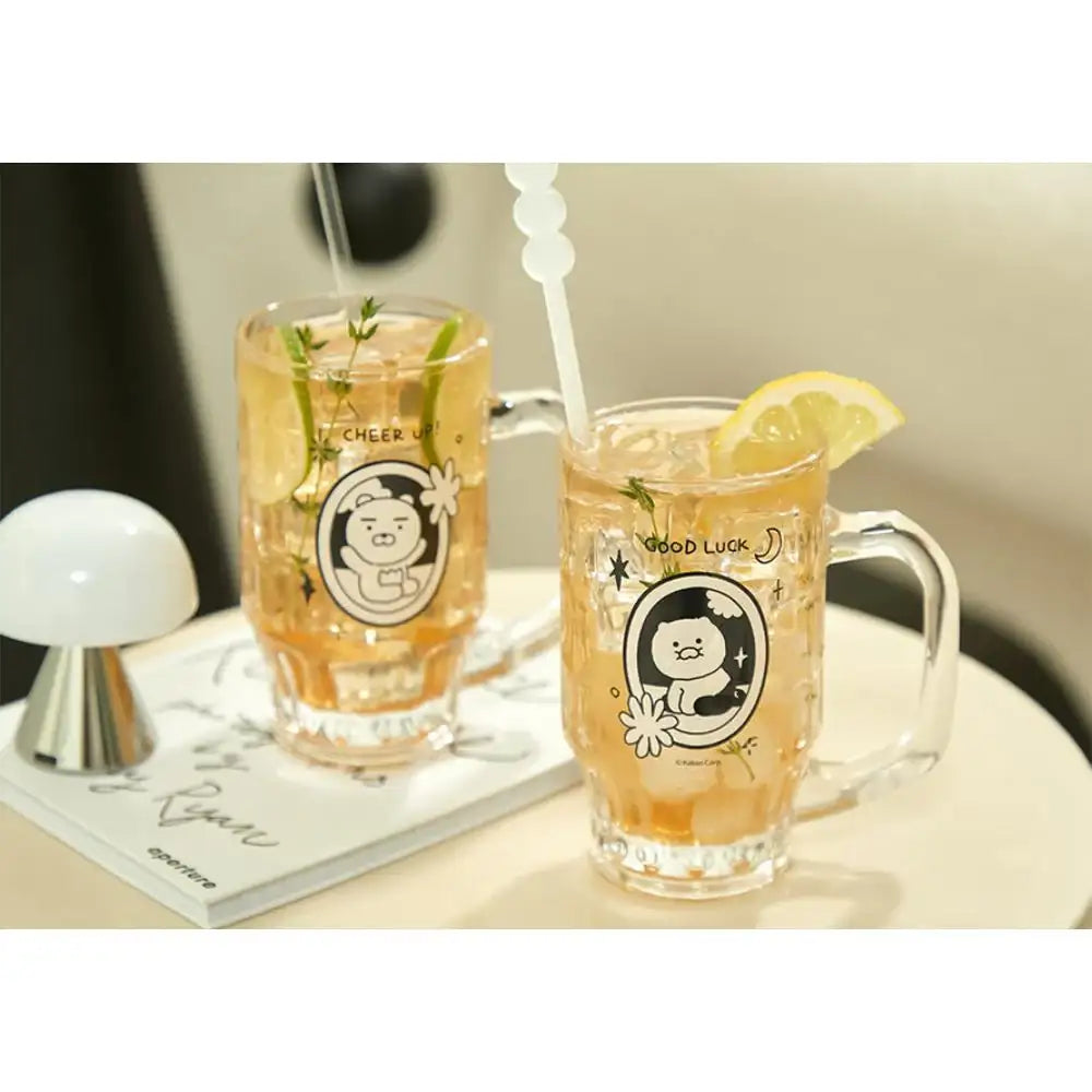 Kakao Friends - Doodle Doodle Ryan & Choonsik High Glass Set - Kakao Friends - Home & Living, Accessories - Harumio