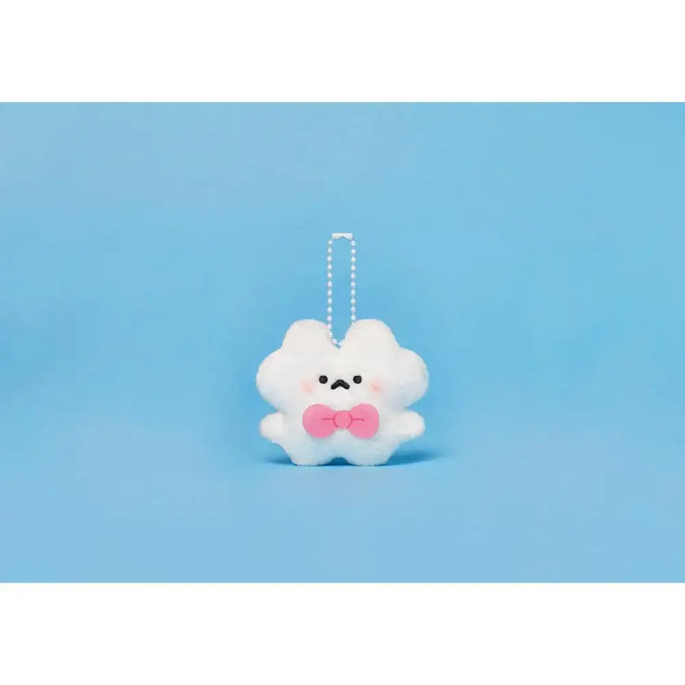 Kakao Friends - Ddoangzzi Whiteto Ribbon Doll Keyring