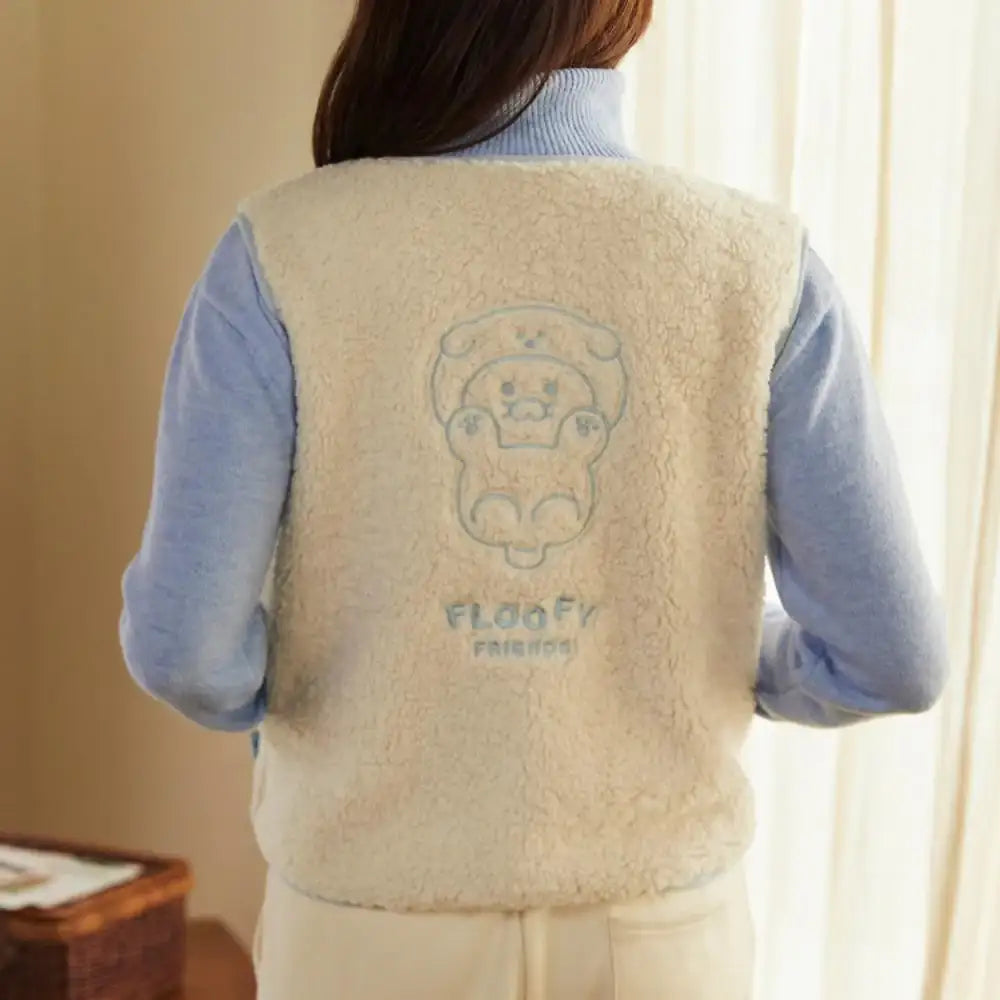 Kakao Friends - Floofy Friends Fleece Vest - Kakao Friends - Vest - Harumio