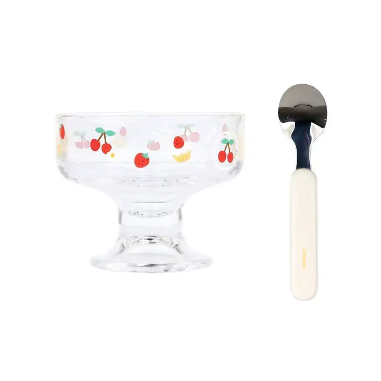 Kakao Friends - Choonsik Ice Cream Bowl & Spoon Set - Kakao Friends - Bowl - Harumio