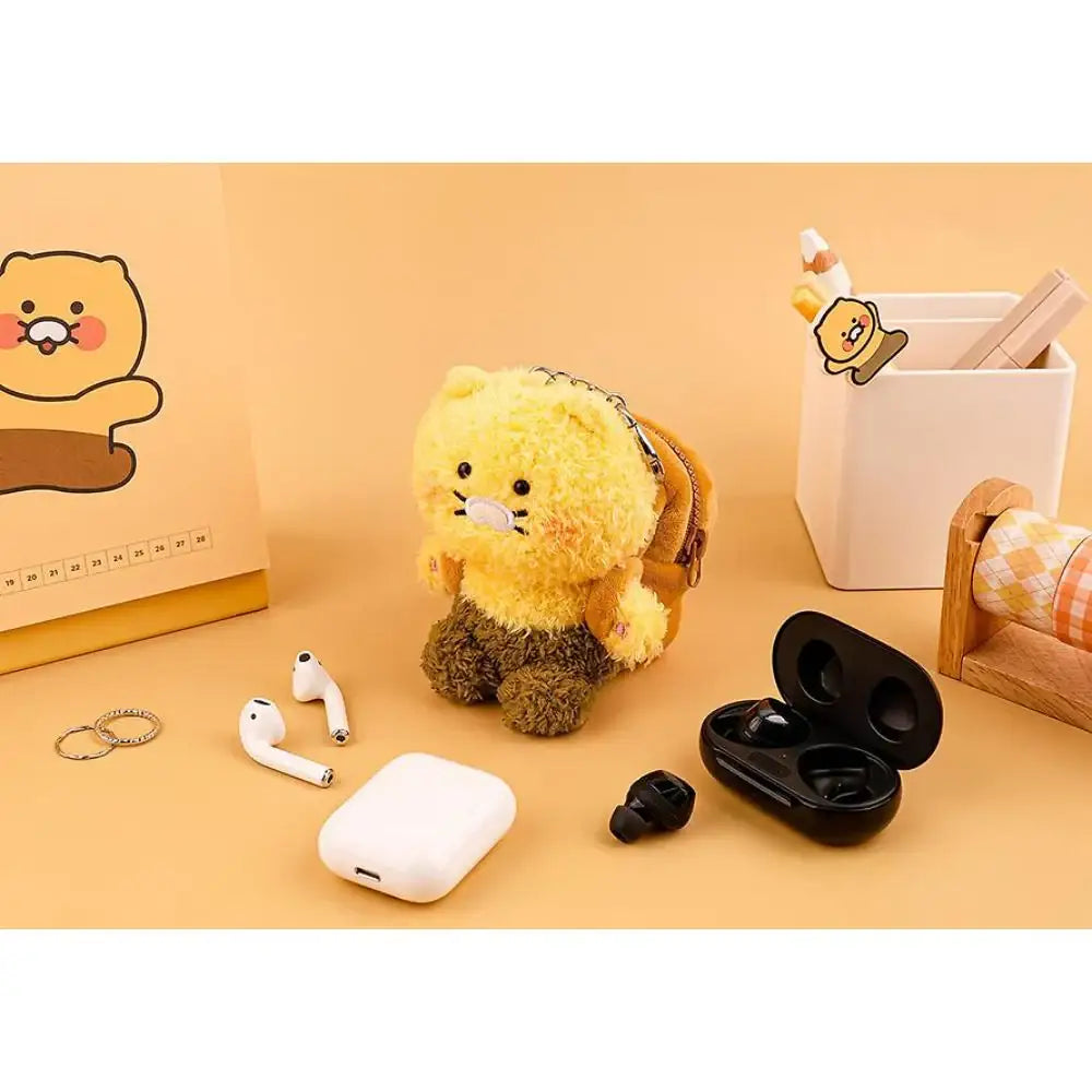 Kakao Friends - Bread Choonsik Plush Wireless Earphone Pouch - Kakao Friends - Earphone Pouch - Harumio