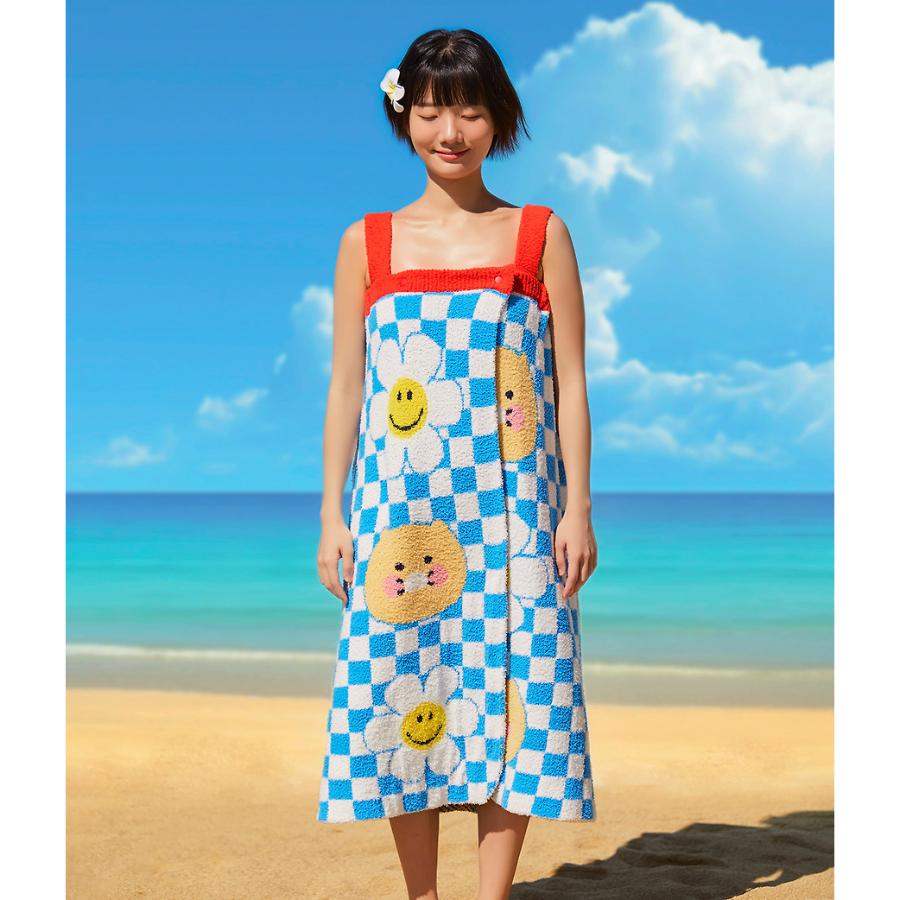 Wiggle Wiggle x Kakao Friends - Choonsik Bath Wrap Towel - Wiggle Wiggle x Kakao Friends - Bathrobe - Harumio