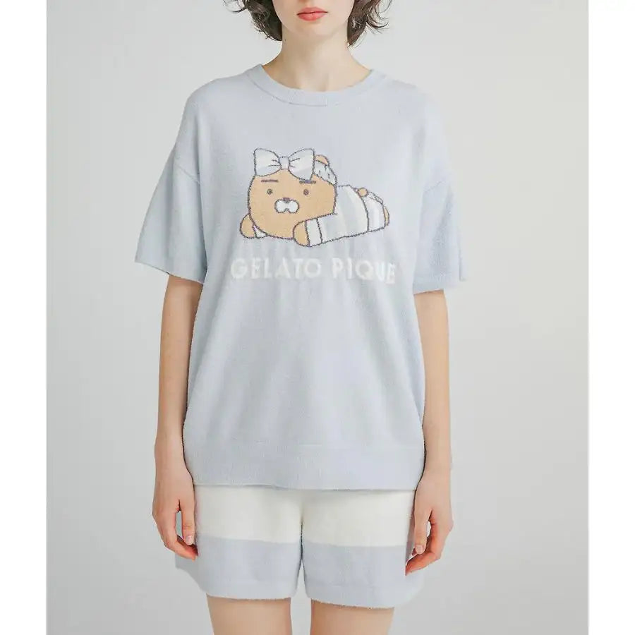GELATO PIQUE X Kakao Friends - Ryan SMOOTHIE Pullover & Shorts Set - Kakao Friends - Pajama Set - Harumio