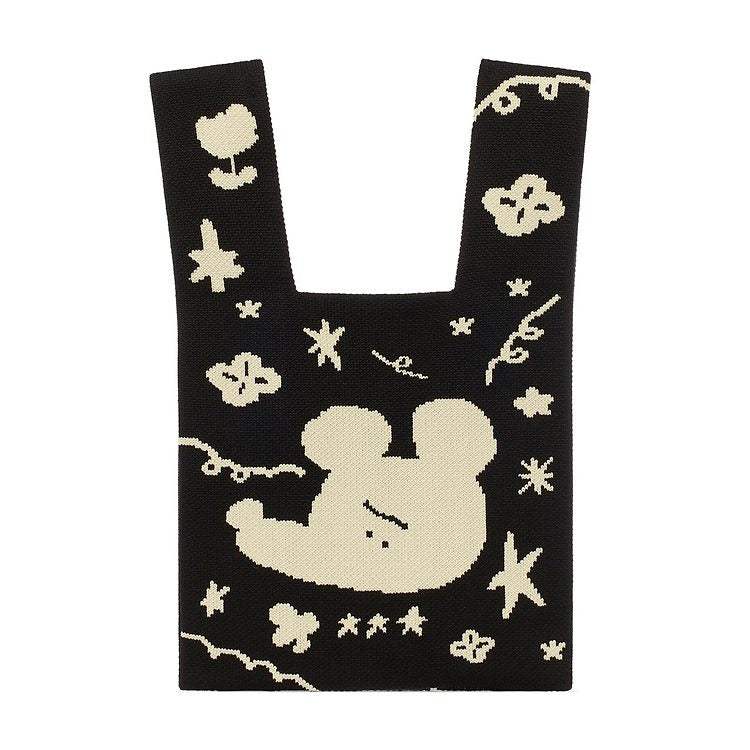 Kakao Friends - Sukeydokey Face Knit Bag - Kakao Friends - Home & Living, Accessories - Harumio