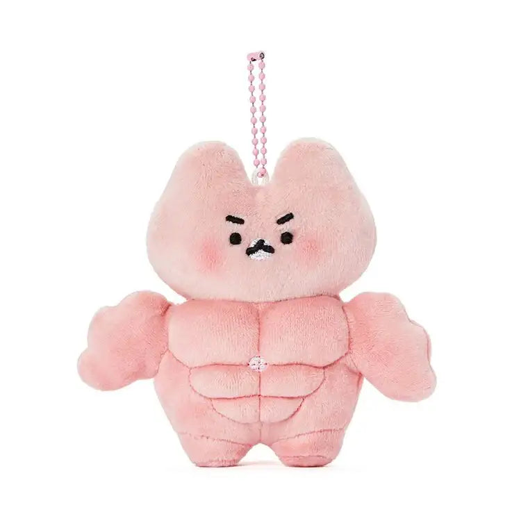 Kakao Friends - Ddoangzzi Pingto Muscle Body Doll Keyring