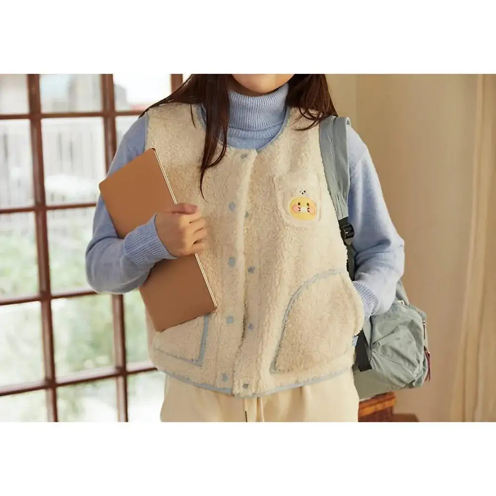 Kakao Friends - Floofy Friends Fleece Vest - Kakao Friends - Vest - Harumio