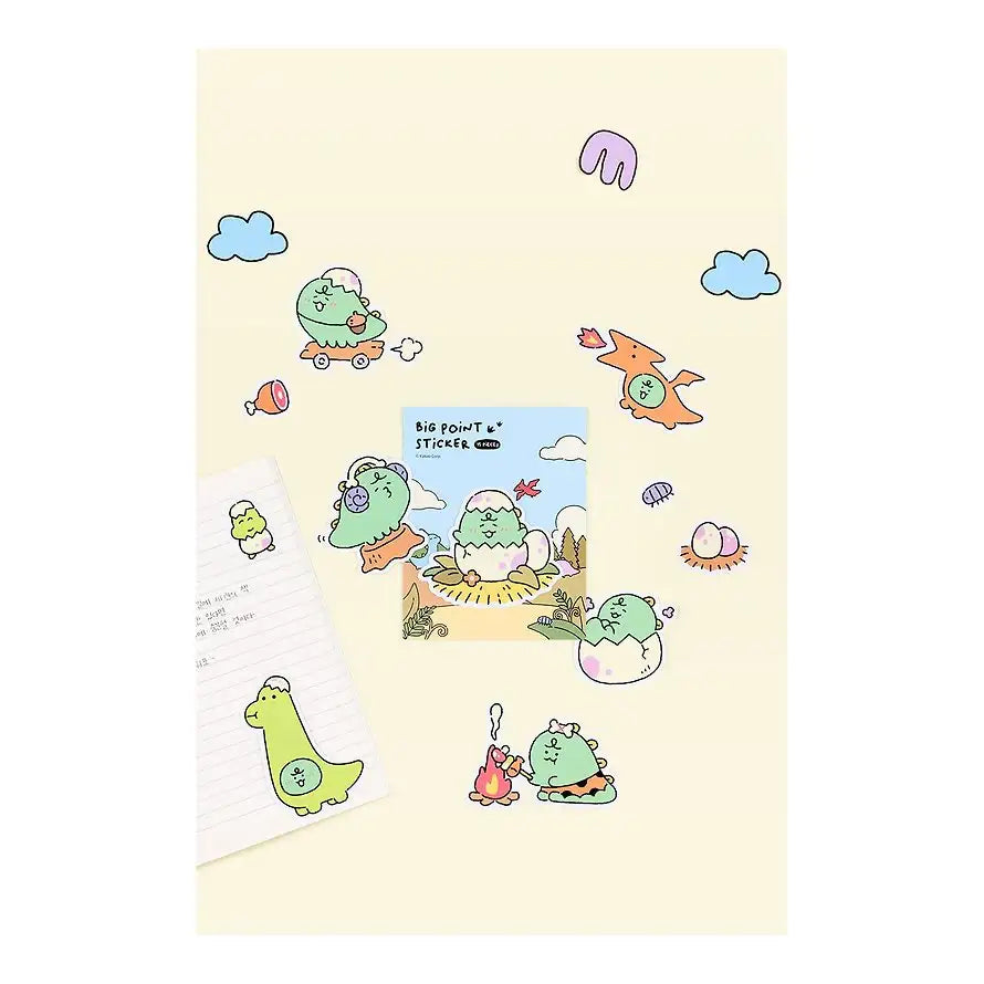 Kakao Friends - Jordy Dino Big Point Sticker - Kakao Friends - Home & Living, Accessories - Harumio