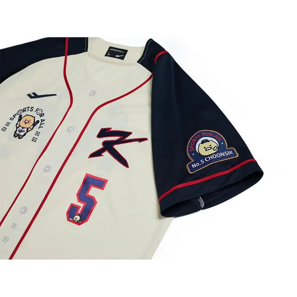 PRO-SPECS x Kakao Friends - Choonsik Casual Baseball Uniform - Kakao Friends - Shirt - Harumio