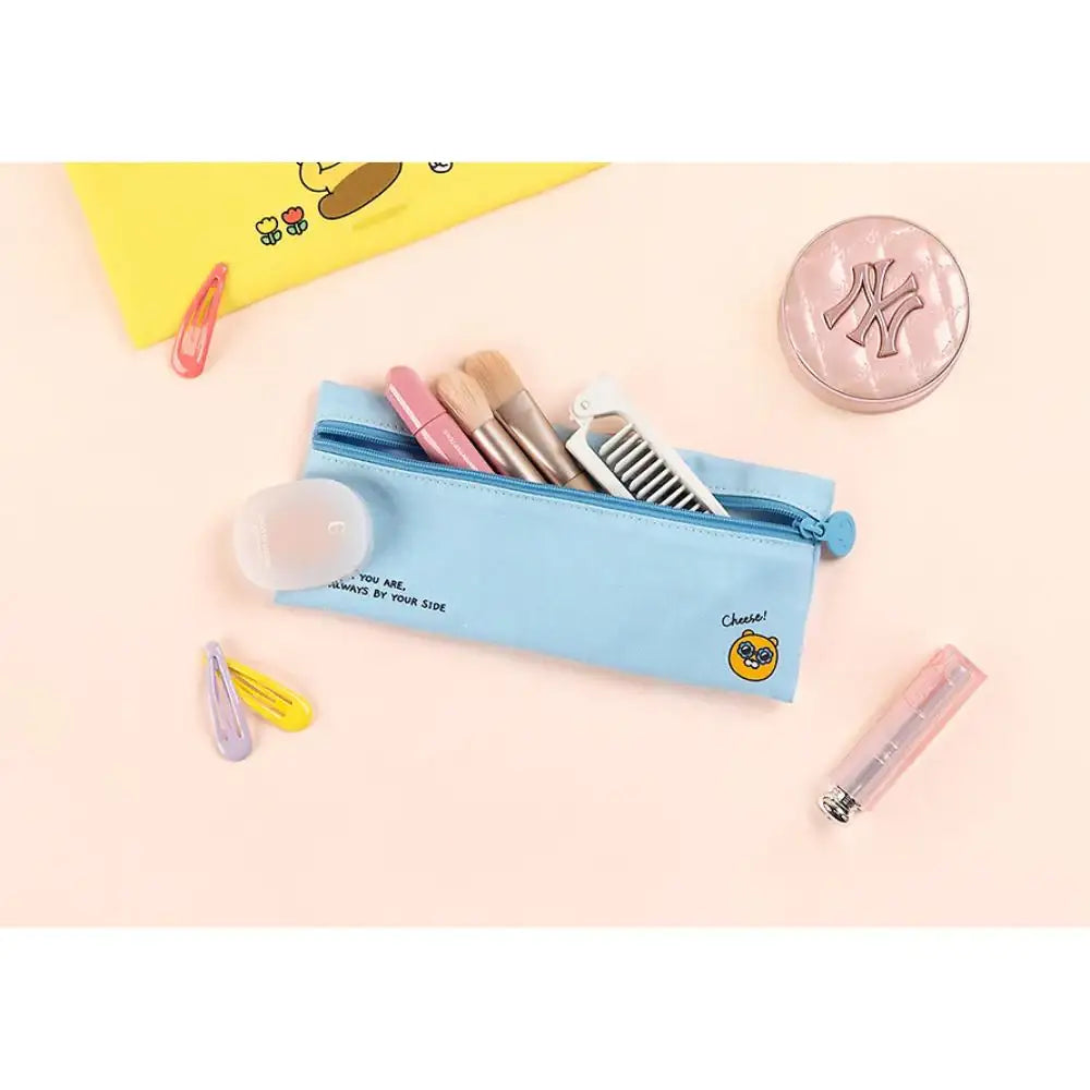 Kakao Friends - Seichee's Choonsik Fabric Flat Pencil Case - Kakao Friends - Pencil Case - Harumio