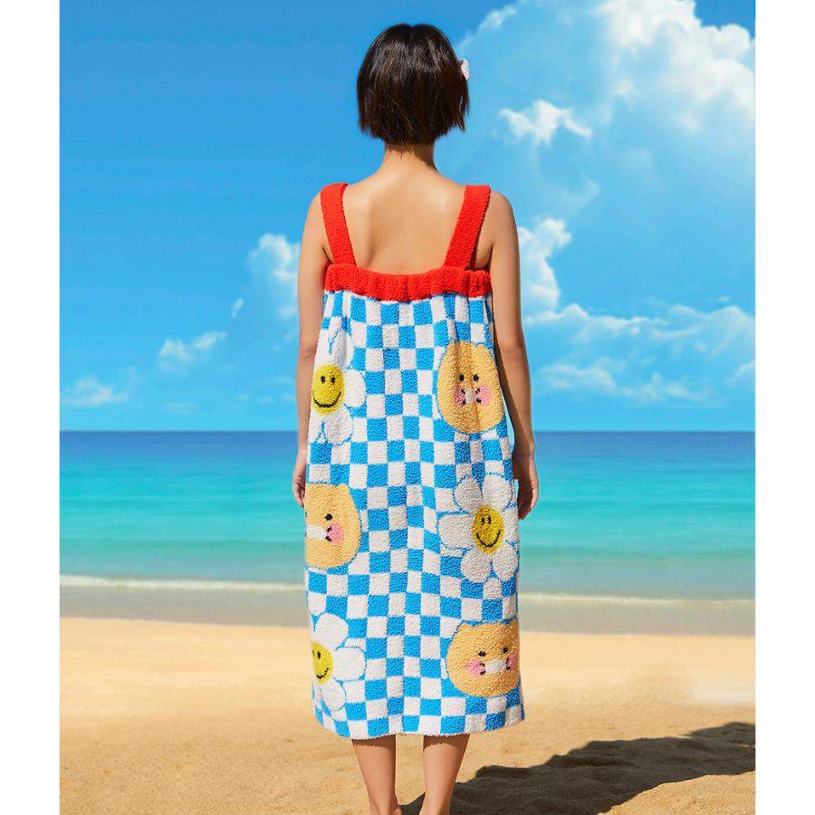Wiggle Wiggle x Kakao Friends - Choonsik Bath Wrap Towel - Wiggle Wiggle x Kakao Friends - Bathrobe - Harumio