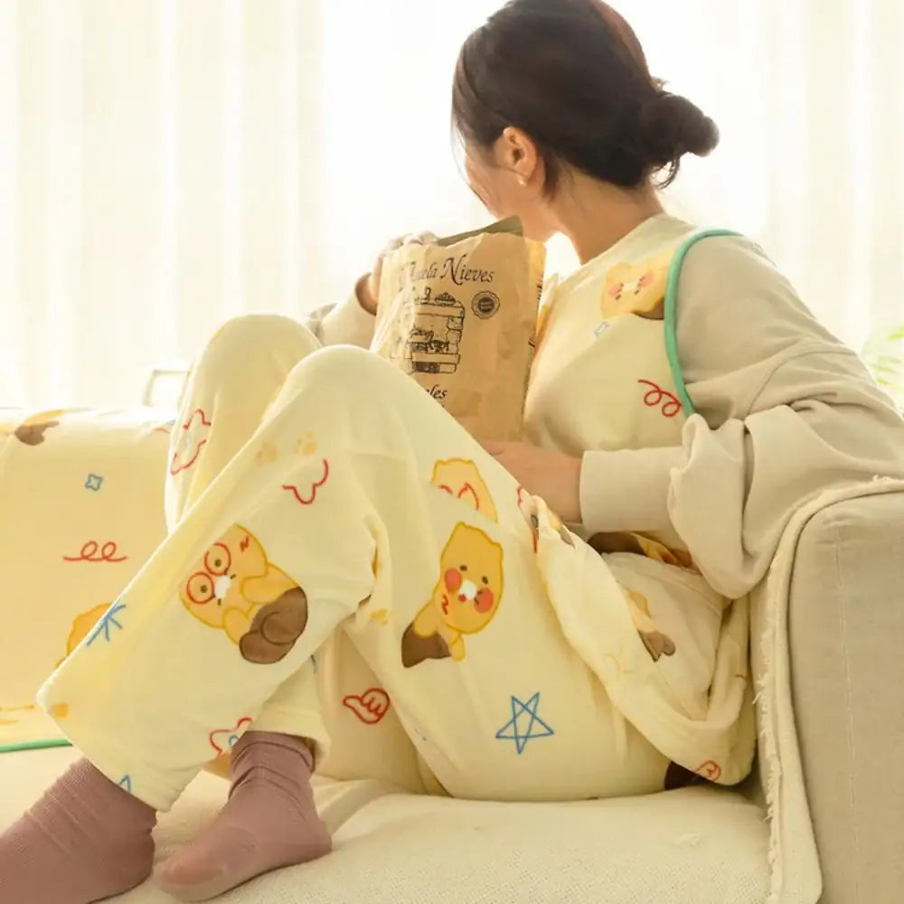 Kakao Friends - Drawing Sleep Pants - Kakao Friends - Pants - Harumio