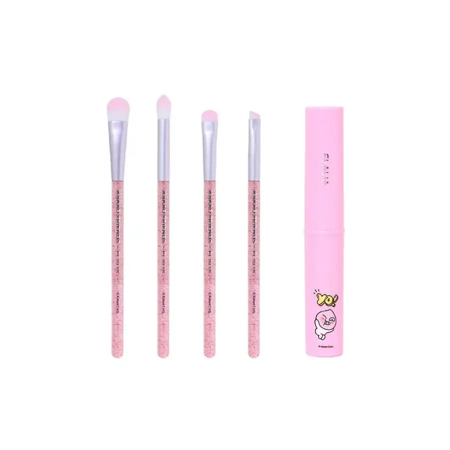 FLALIA x Kakao Friends - Apeach Brush Kit 4 Types - Kakao Friends - Makeup Brushes - Harumio