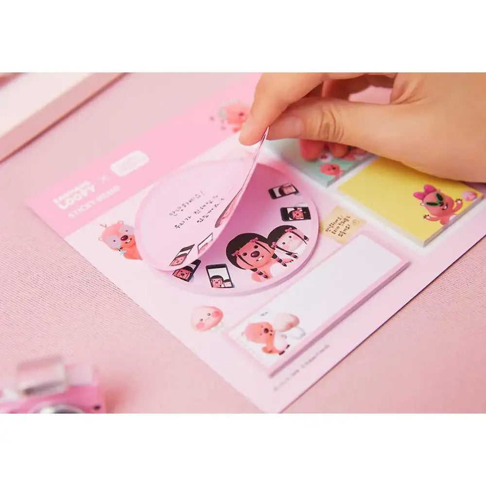 Kakao Friends x Zanmang Loopy - Apeach Sticky Note - Kakao Friends x Zanmang Loopy - Sticky Notes - Harumio