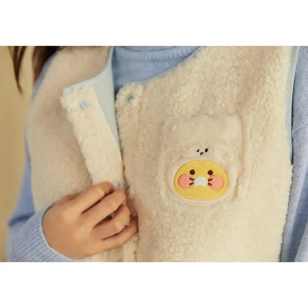 Kakao Friends - Floofy Friends Fleece Vest - Kakao Friends - Vest - Harumio