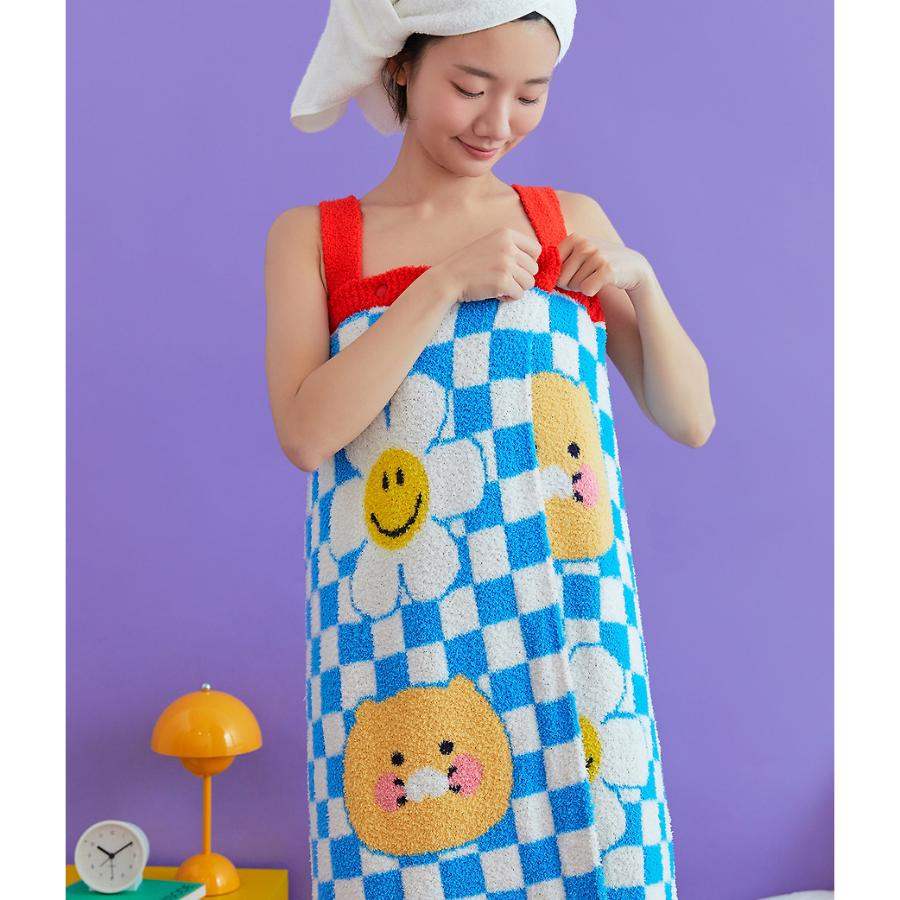Wiggle Wiggle x Kakao Friends - Choonsik Bath Wrap Towel - Wiggle Wiggle x Kakao Friends - Bathrobe - Harumio