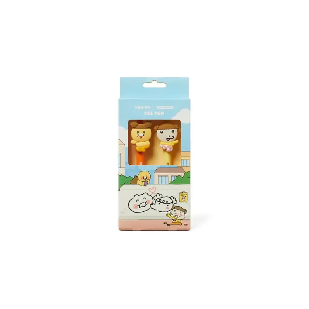 Maru Is a Puppy x Kakao Friends - Maru Choonsik Gel Pen Set (2P) - Webtoon Friends - Gel Pen - Harumio
