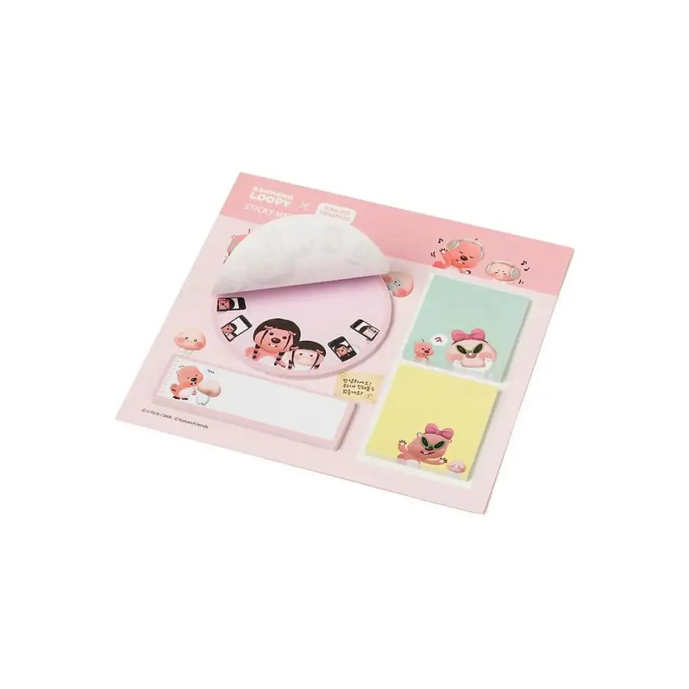 Kakao Friends x Zanmang Loopy - Apeach Sticky Note - Kakao Friends x Zanmang Loopy - Sticky Notes - Harumio