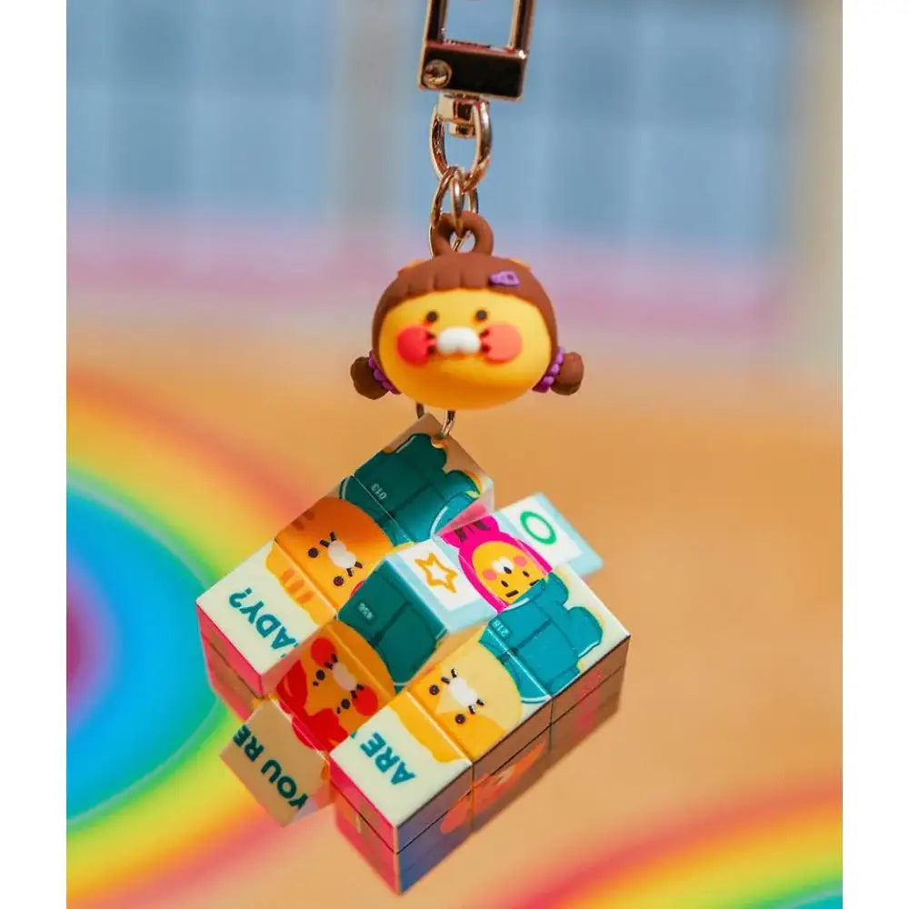 Netflix Squid Game 2 x Kakao Friends - Ryan & Choonsik Cube Keyring - Kakao Friends - Keyring - Harumio