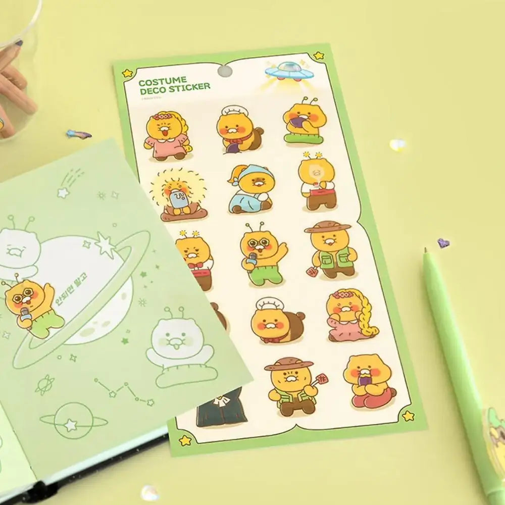 Kakao Friends - Choonsik Starry Sky Costume Deco Sticker - Kakao Friends - Sticker - Harumio