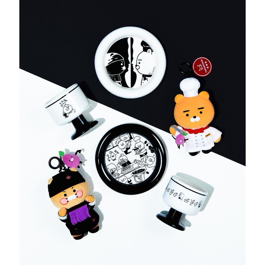 Black and White Chef x Kakao Friends - Ryan & Choonsik Plate 2-Piece Set