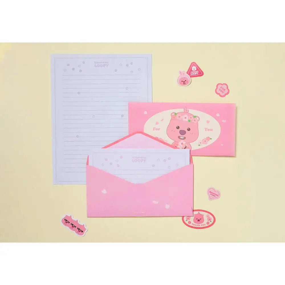 Kakao Friends x Zanmang Loopy - ALovely Money Envelope Set - Kakao Friends - Letter Sets - Harumio