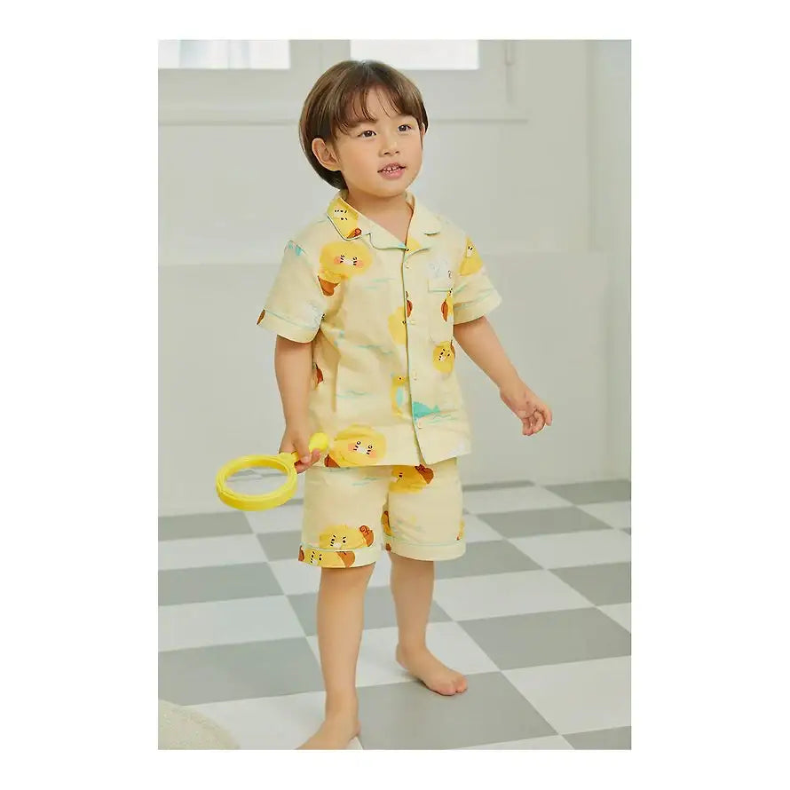 Apricot Studios x Kakao Friends - Choonsik Pajamas Set (Kids) - Kakao Friends - Pajamas - Harumio