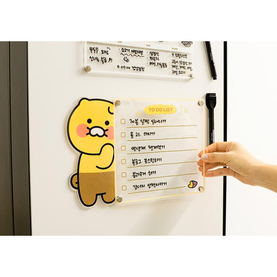 Kakao Friends - Magnet Memo Board Set (To-Do List)