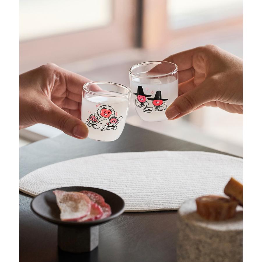 Kakao Friends - Yeonnal Yetchoon Ryan & Choonsik Color-Changing Cup 3-Piece Set