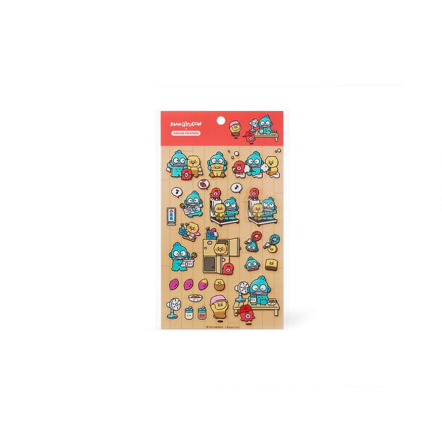 HANGYODON X Kakao Friends - Choonsik Transparent Sticker (Red)