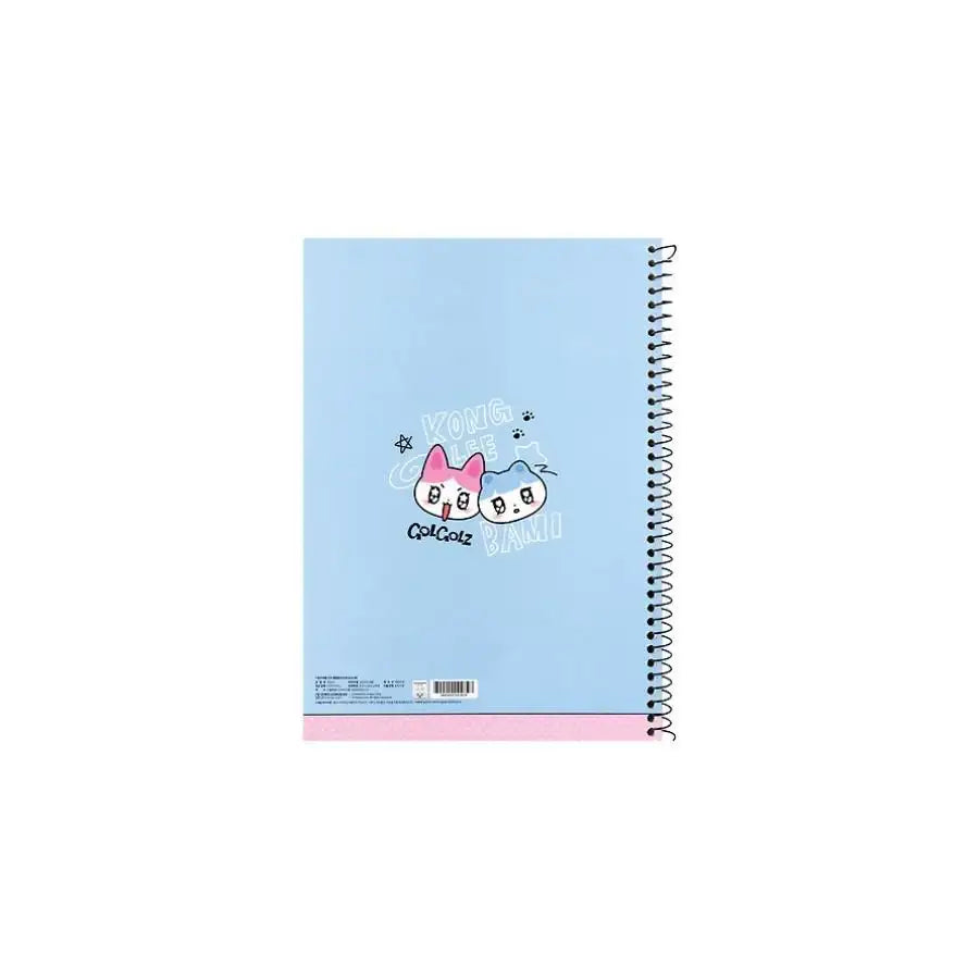 Kakao Friends - GOLGOLZ Practice Range Spring Notebook (Blue) - Kakao Friends - spring notebook - Harumio
