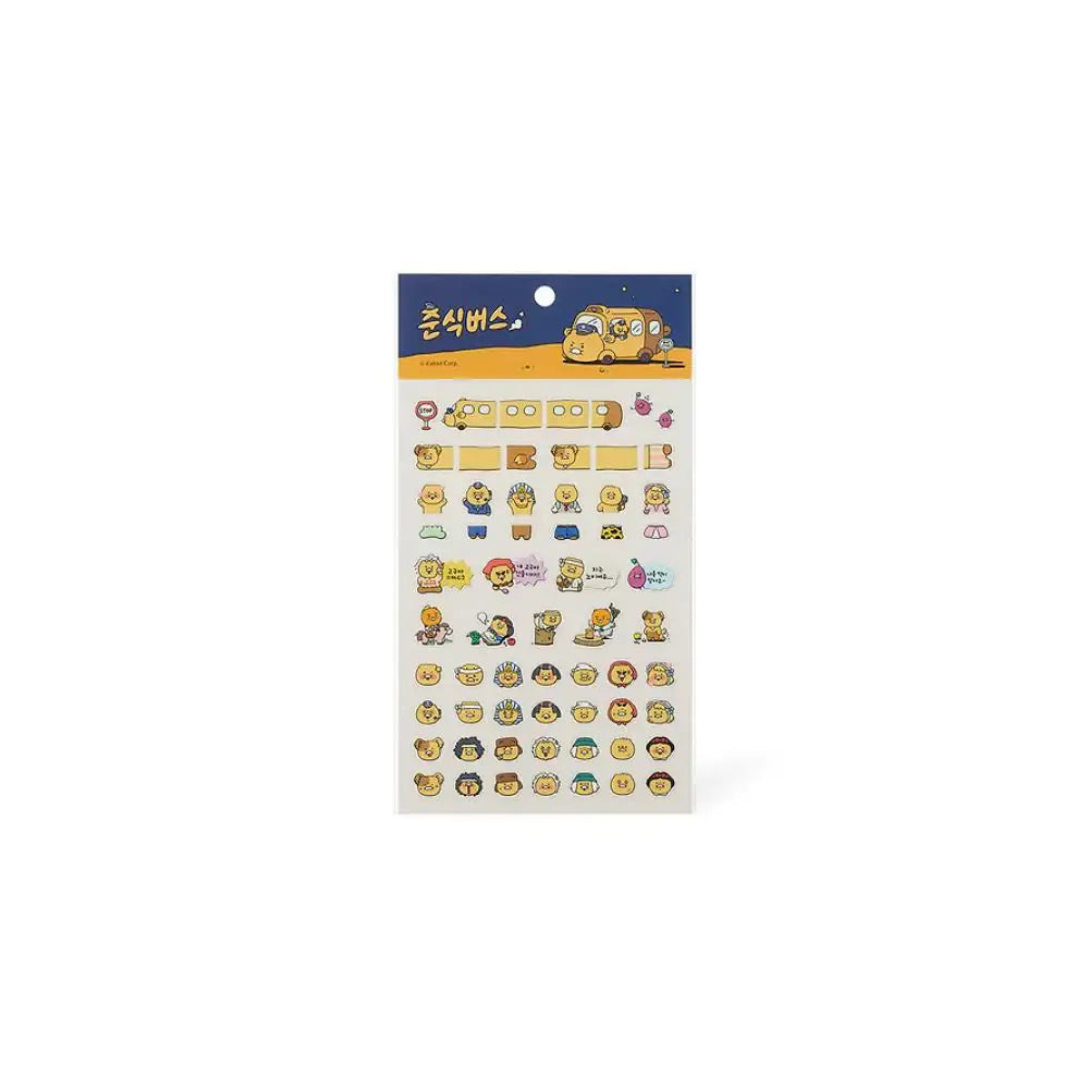 Kakao Friends - Choonsik Bus Transparent Sticker - Kakao Friends - Sticker - Harumio