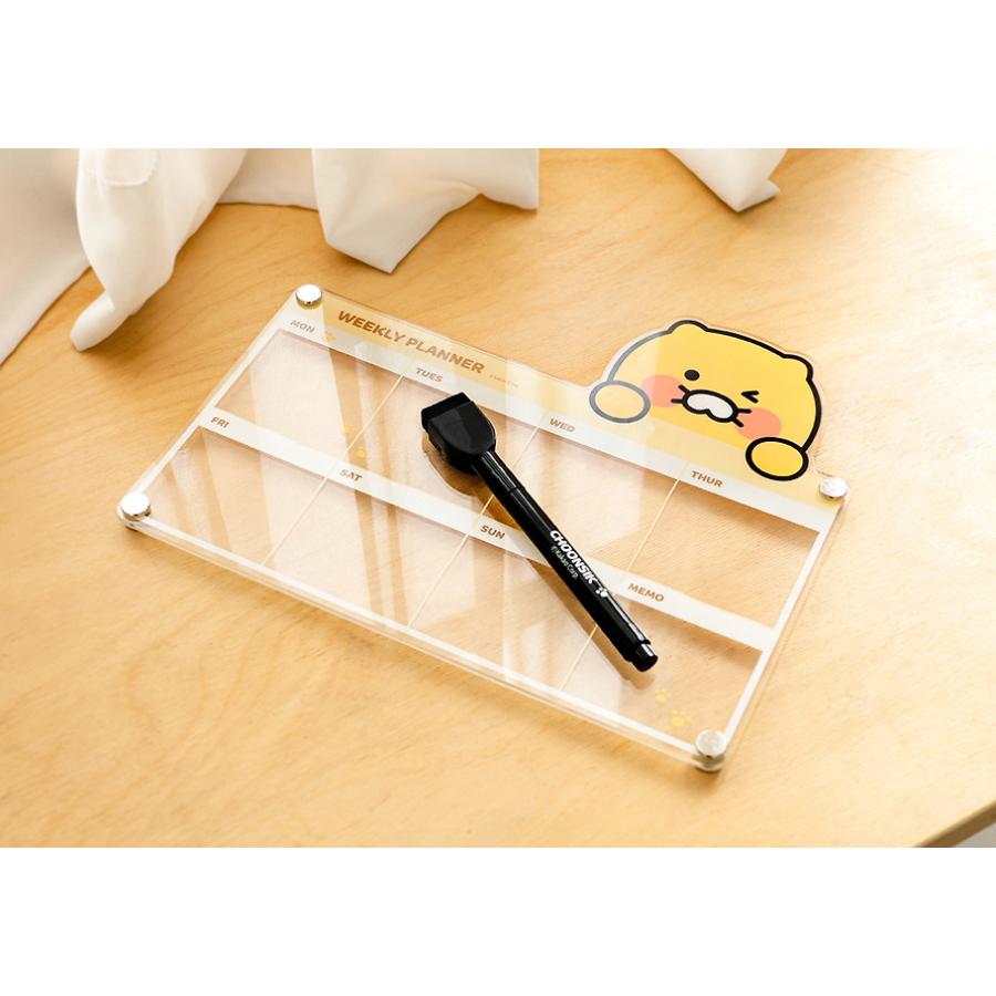Kakao Friends - Magnet Memo Board Set (Weekly Planner)
